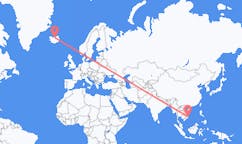 Flyreiser fra Nha Trang, Vietnam til Akureyri, Island