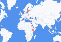 Flyrejser fra Lamu, Kenya til Palanga, Litauen