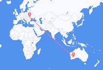 Flyreiser fra Kalgoorlie, Australia til Suceava, Romania