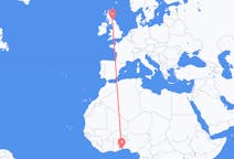 Flights from Lomé, Togo to Edinburgh, the United Kingdom