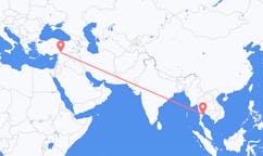 Flights from Hua Hin District, Thailand to Gaziantep, Turkey