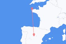 Flights from Brest, France to Madrid, Spain