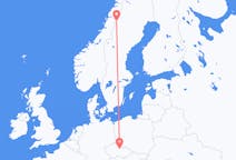 Flights from Pardubice, Czechia to Hemavan, Sweden