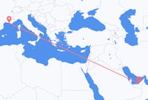 Flyreiser fra Abu Dhabi, til Marseille