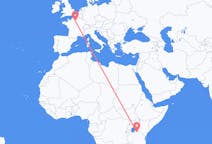 Flyreiser fra Seronera, Tanzania til Paris, Frankrike