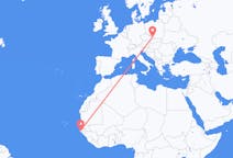 Flyreiser fra Ziguinchor, Senegal til Ostrava, Tsjekkia