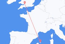 Flights from Menorca in Spain to Bristol in England