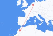Flyreiser fra Quarzazate, Marokko til Köln, Tyskland
