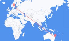 Flights from Gold Coast, Australia to Örebro, Sweden