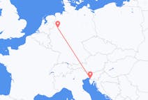 Flyreiser fra Münster, Tyskland til Trieste, Italia