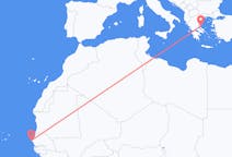 Flights from from Dakar to Skiathos
