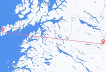 Flyrejser fra Leknes, Norge til Kiruna, Sverige