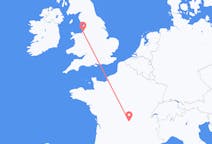 Flyreiser fra Clermont-Ferrand, Frankrike til Liverpool, England