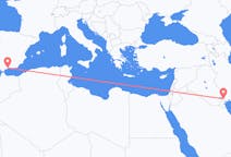 Flyreiser fra Basra, Irak til Málaga, Spania
