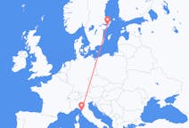 Flights from Pisa, Italy to Stockholm, Sweden