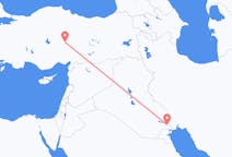 Flyrejser fra Basra, Irak til Kayseri, Tyrkiet