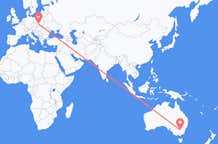 Flyg från Narrandera, Australien till Katowice, Polen