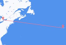 Flights from Toronto, Canada to Horta, Azores, Portugal