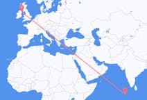 Flights from Kudahuvadhoo, Maldives to Belfast, the United Kingdom