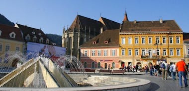 Ganztagesausflug von Sibiu zum berühmten Draculaschloss in Bran und Stadtbesichtigung in Brasov einschließlich der Schwarzen Kirche