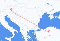 Lennot Ankarasta Graziin