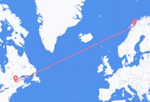 Flyreiser fra Québec, til Narvik