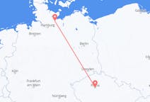 Flyg från Lübeck, Tyskland till Prag, Tjeckien