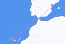 Fly fra Castellón de la Plana til Tenerife