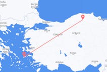 Vluchten van Kastamonu naar Ikaria