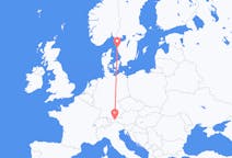 Flyg från Innsbruck, Österrike till Göteborg, Sverige