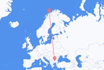 Vols de Plovdiv, Bulgarie vers Tromso, Norvège