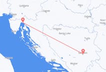 Flights from Rijeka in Croatia to Sarajevo in Bosnia & Herzegovina