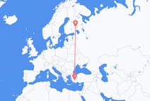 เที่ยวบิน จาก เดนิซลี, ตุรกี ไปยัง โจเอินซู, ฟินแลนด์
