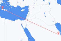 Flights from Hofuf, Saudi Arabia to Chania, Greece