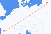 Flyreiser fra Kaunas, Litauen til Bergerac, Frankrike