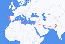 インドのジャイサルメールから、ポルトガルのリスボンまでのフライト