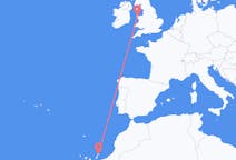 Vols depuis la ville d'Anglesey vers la ville de Lanzarote