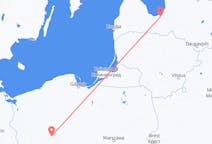 Flights from Riga in Latvia to Poznań in Poland