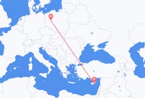Flights from Larnaca in Cyprus to Poznań in Poland
