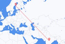 Flights from Nagpur, India to Vaasa, Finland