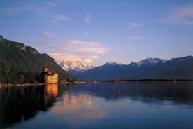 (KTL302) - Montreux and Château de Chillon from Lausanne