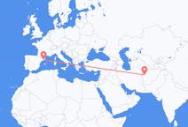 Flyrejser fra Herat, Afghanistan til Barcelona, Spanien