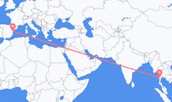 从缅甸麦克飞往卡斯特罗德拉普拉纳的航班