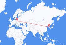 Flug frá Seoul, Suður-Kóreu til Łódź, Póllandi