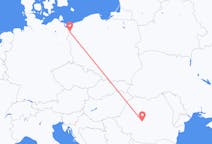 Flyg från Szczecin, Polen till Sibiu, Rumänien