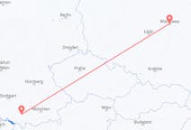 Flights from Warsaw in Poland to Memmingen in Germany
