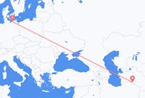 Flights from Ashgabat to Rostock