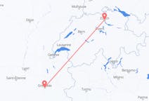 Flyrejser fra Zürich, Schweiz til Grenoble, Frankrig