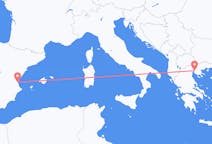 Flights from Valencia in Spain to Thessaloniki in Greece