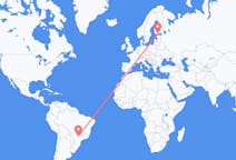 Flights from Araçatuba, Brazil to Helsinki, Finland